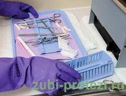 стерильные инструменты в стоматологической клинике